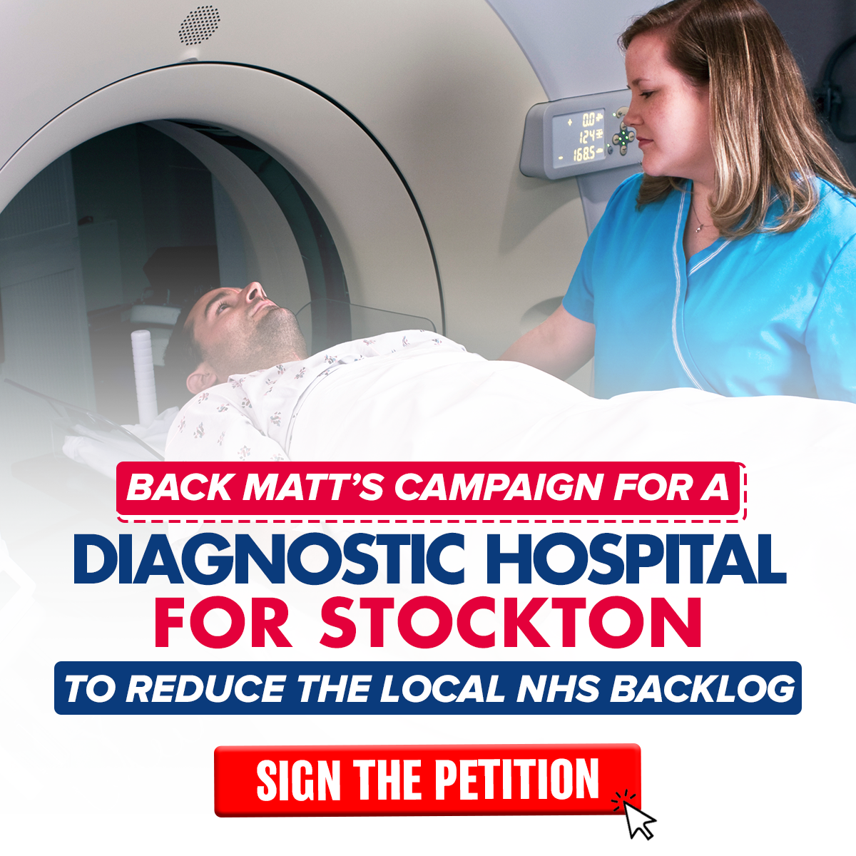 Sign the petition to help Matt reduce the local NHS backlog
