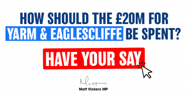 Have your say on how the £20m Levelling Up grant for Yarm & Eaglescliffe should be spent. 